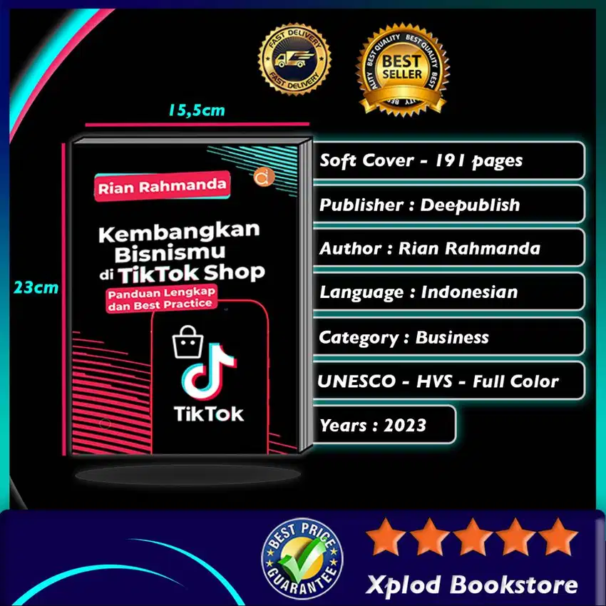 Buku Kembangkan Bisnismu di TikTok Shop Buku Digital Marketing Terbaru