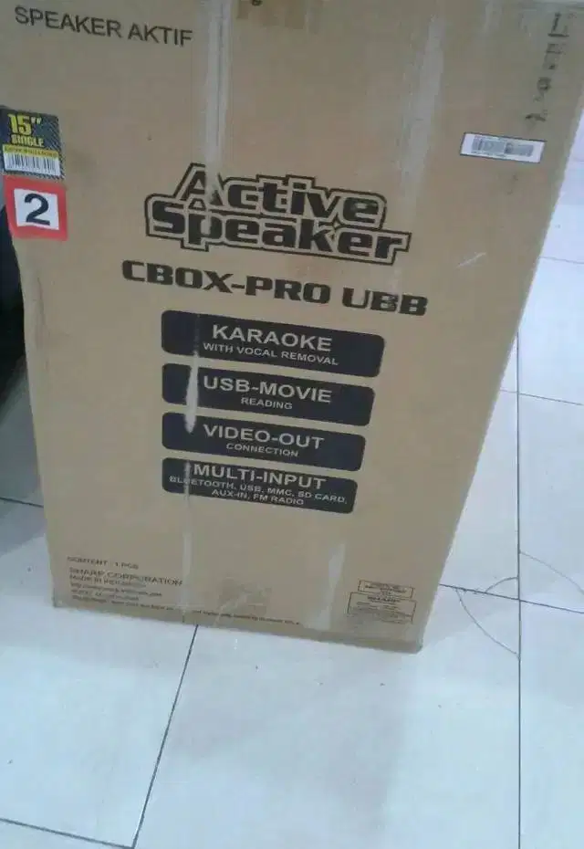 Speaker Sharp Cbox DPro15 CB Giga 15 inc