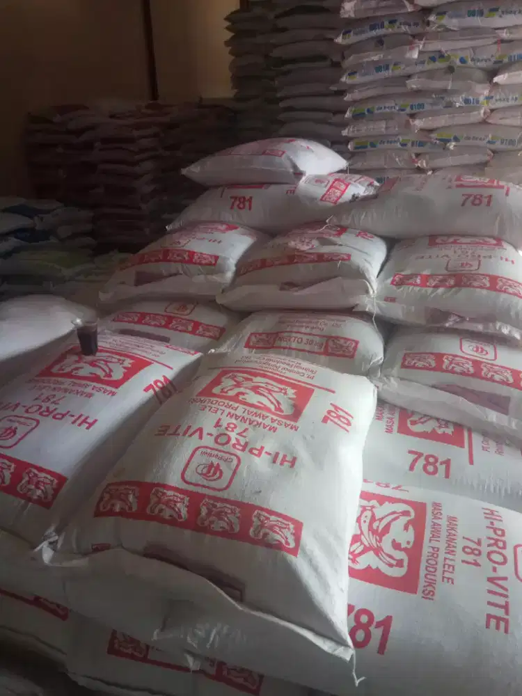 HI-PRO-VITE 781 pakan pelet pellet benih bibit lele gurame nila 30kg