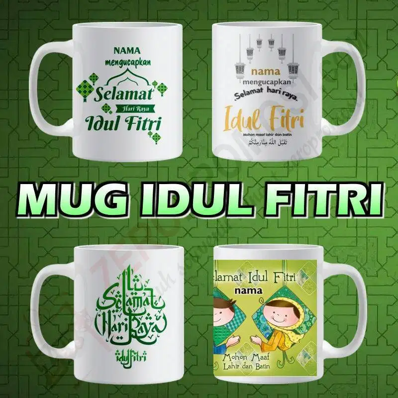 Mug Idul Fitri Part 1 - Hadiah Hari Raya - Kado lebaran