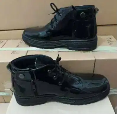 Sepatu Pria PDH Boots Pantofel Dinas Kerja Murah Mengkilap