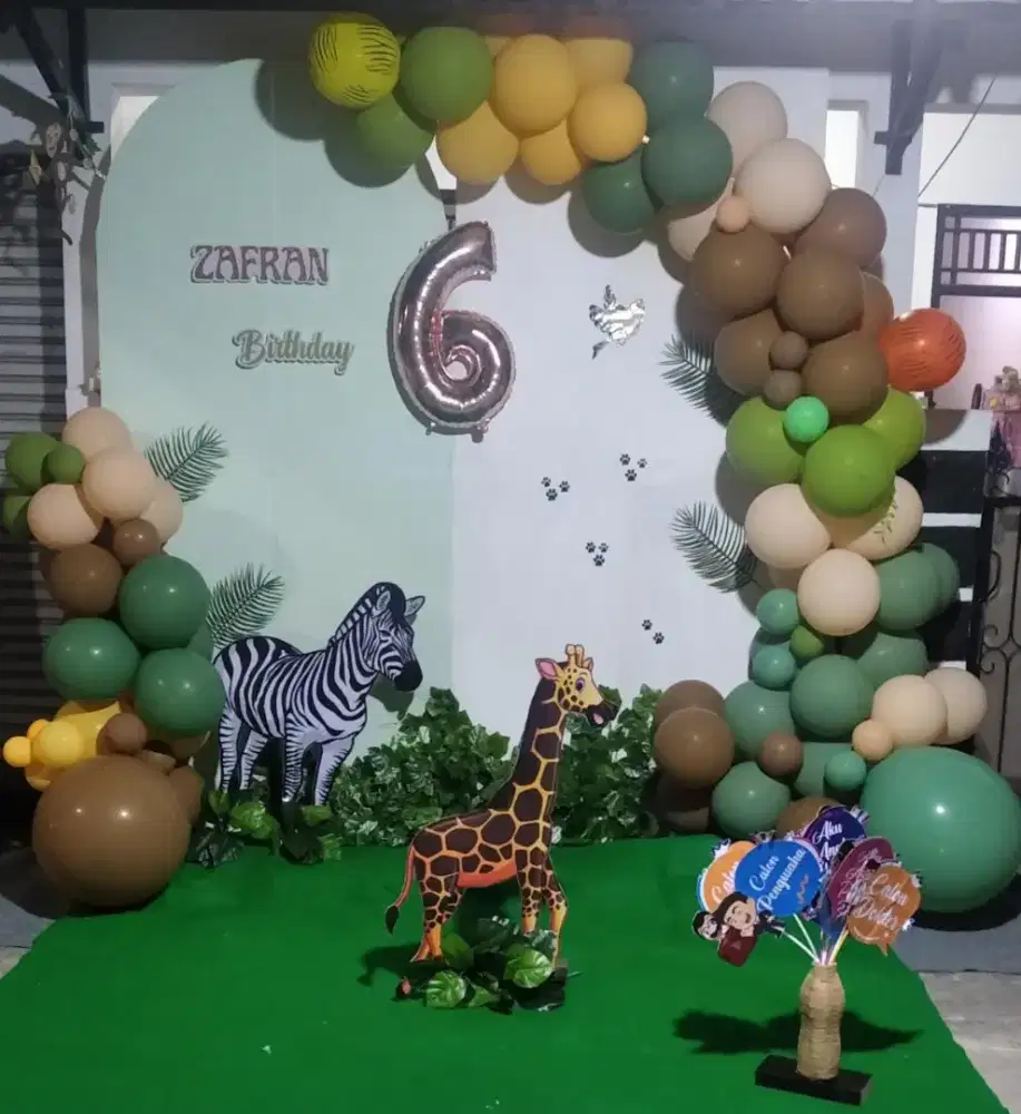 Backdrop ulta/lamaran/aqiqah/tasyakuran murah di depok