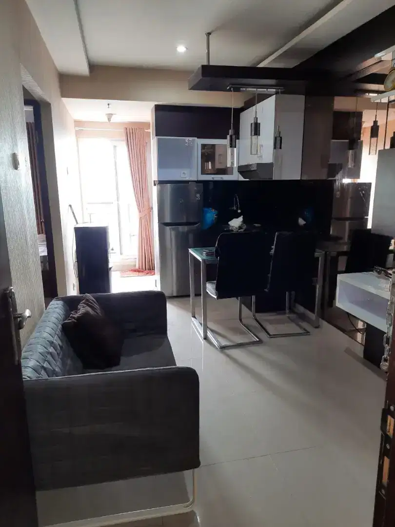Dijual Apartemen Puri Park View Tower E 2BR lt 16 furnish hdp pool BU