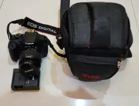 Kamera Canon Eos 1200D Bagus Komplit Charger Tas