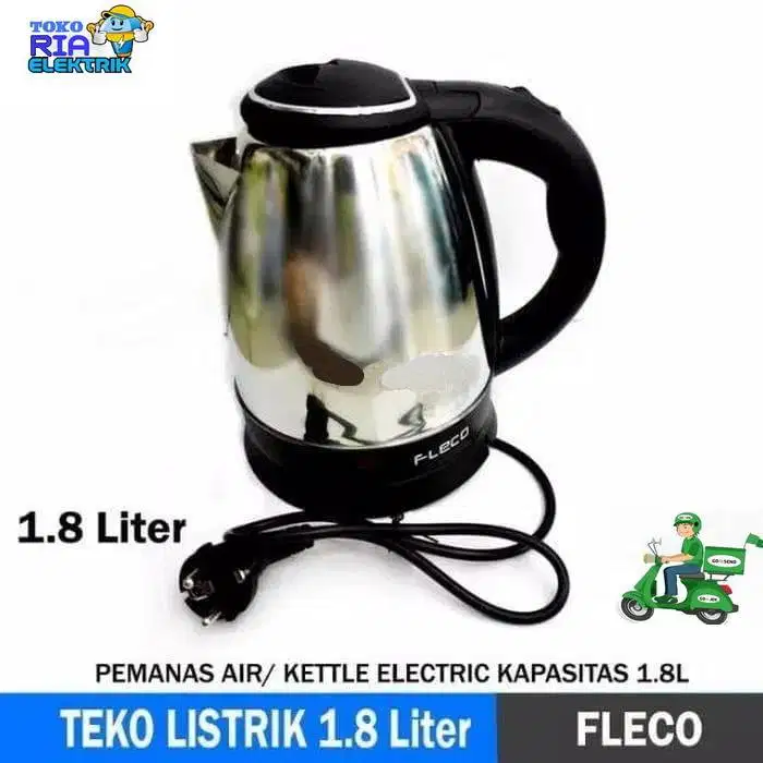 TEKO LISTRIK FLECO 1,8 LITER
