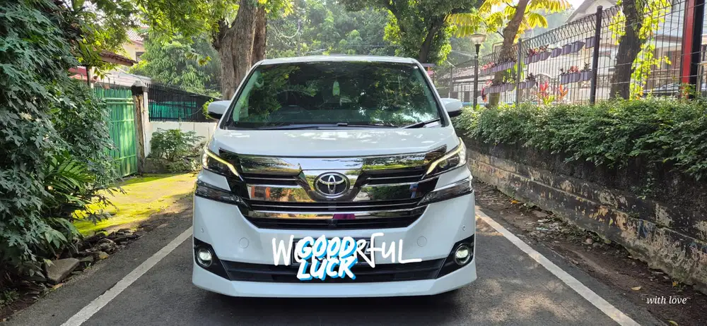 Toyota Vellfire 2015 Bensin