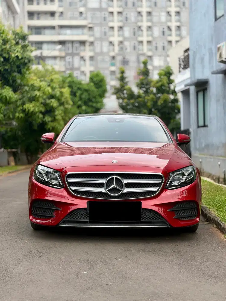 MERCY E350 AMG Laser Blue Eye 2020 NIK 2019 Red on Black Panoramic