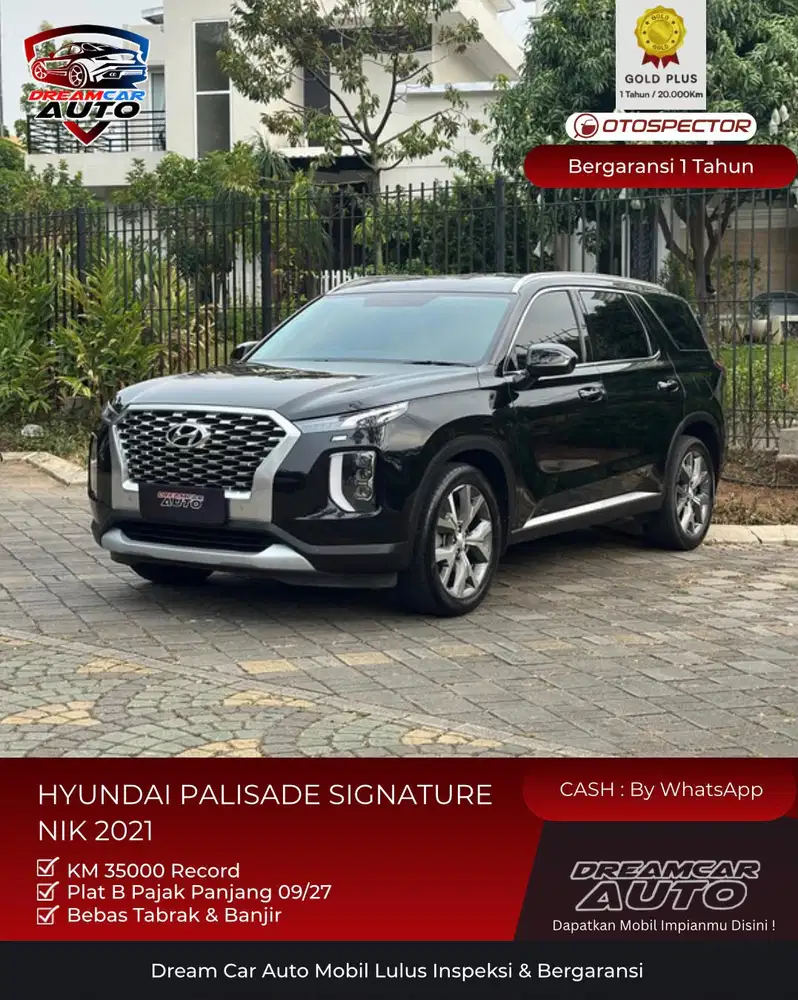 [KM35RB] Hyundai Palisade Signature 2.2D NIK 2021