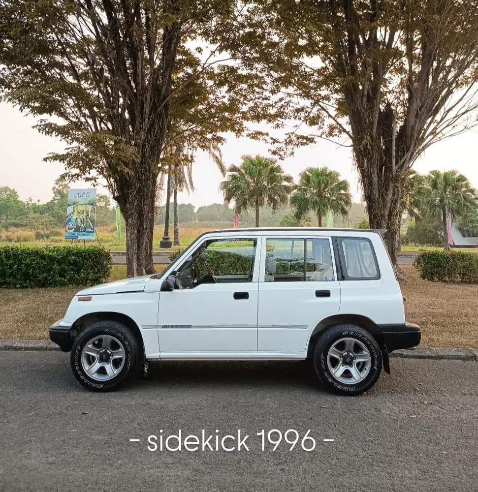 Suzuki Sidekick 96 putih jarang ada terawat baik mulus modif simple