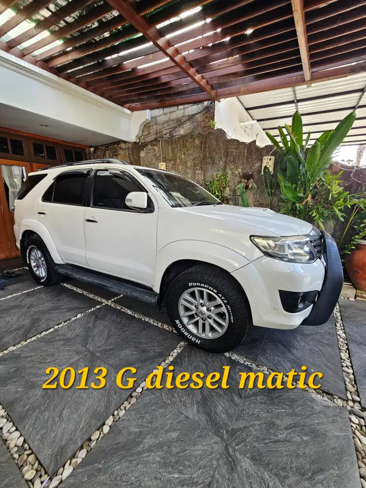 Fortuner G DIESEL matic 2013