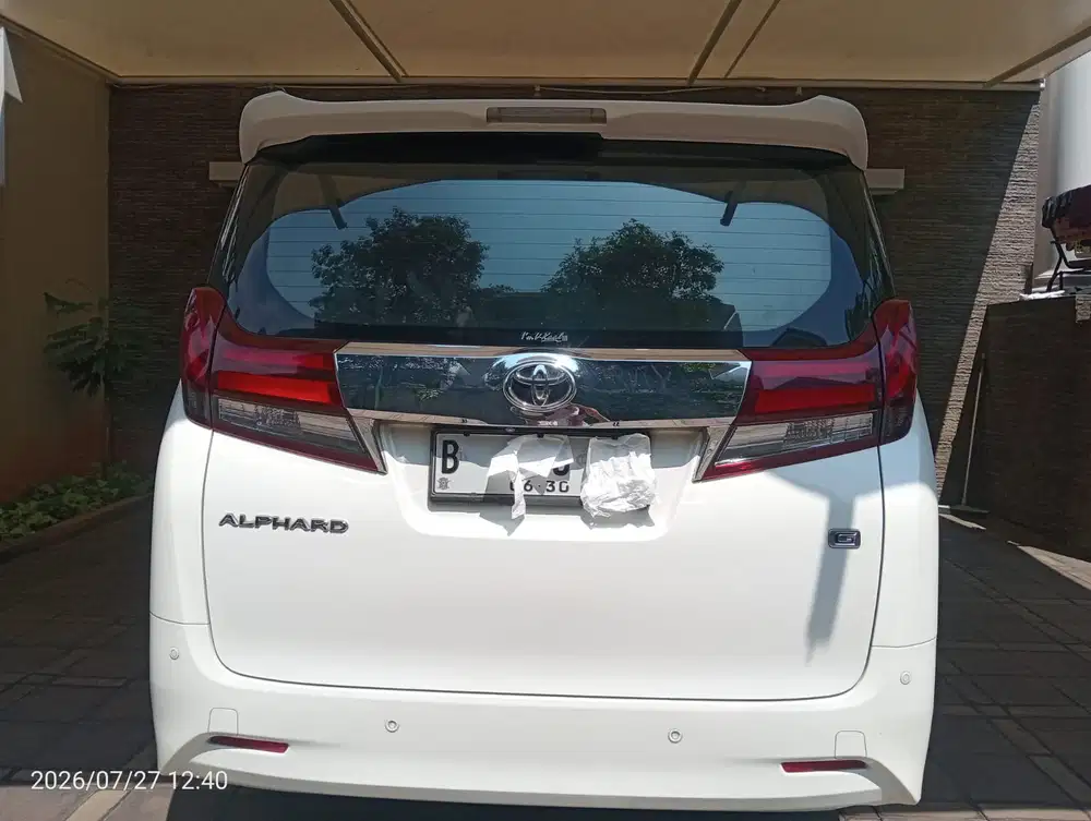Toyota Alphard 2015 Bensin