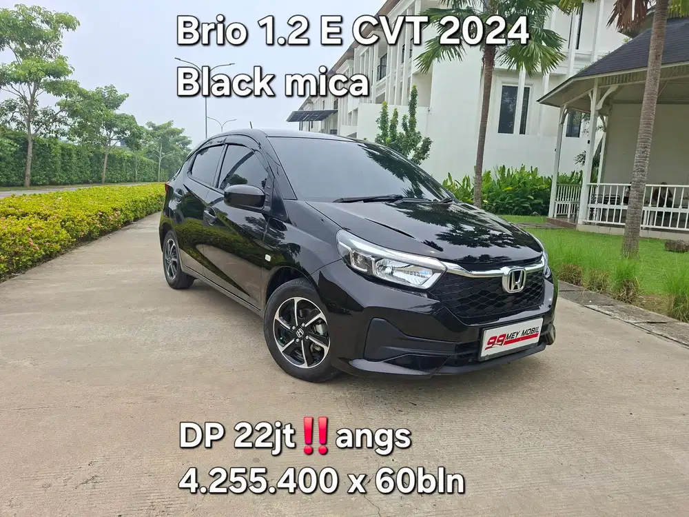Dp 22jt‼️ Brio 1.2 E CVT 2024 Black brio e cvt 2023 agya cvt 2023