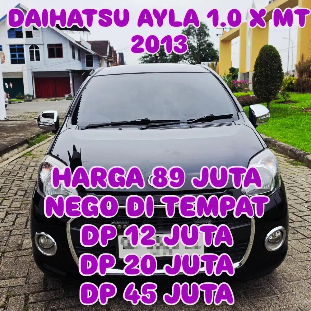 Daihatsu Ayla 2013 Bensin DP 12 JUTA