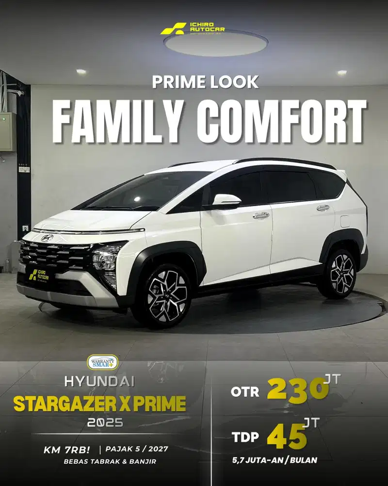 [KM LOW 7RB] HYUNDAI STARGAZER X PRIME CAPTAIN SEAT 2025