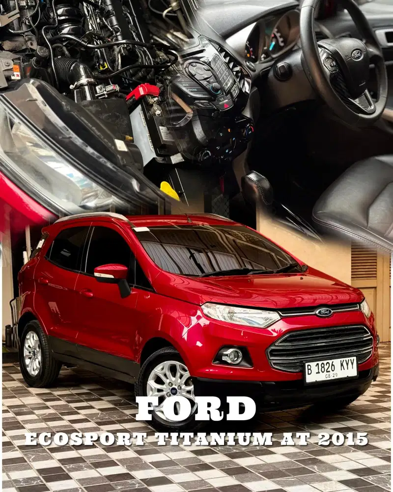 Ford Ecosport Titanium Sunroof AT Matic 2015 Siap Pakai