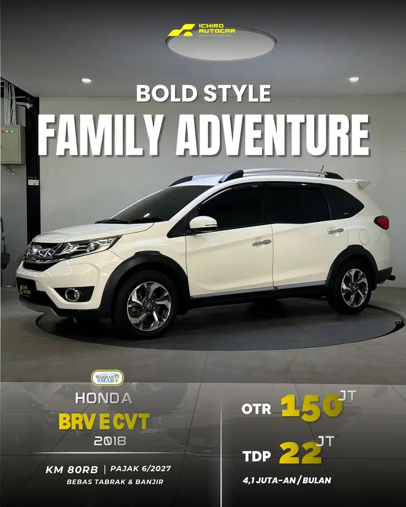 [FREE GARANSI 1TH] HONDA BRV E MATIC 2018