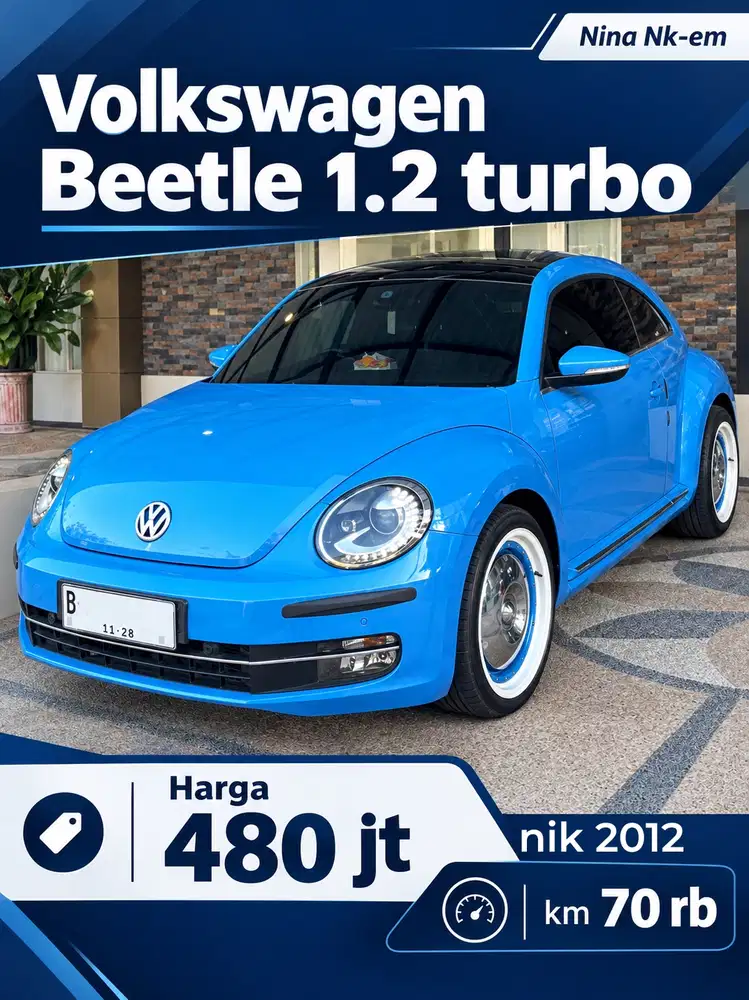Volkswagen Beetle 2012 Bensin