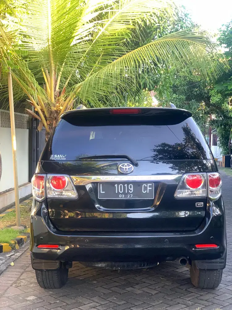 Toyota Fortuner G 2.5 Metic TH  2012 Diesel