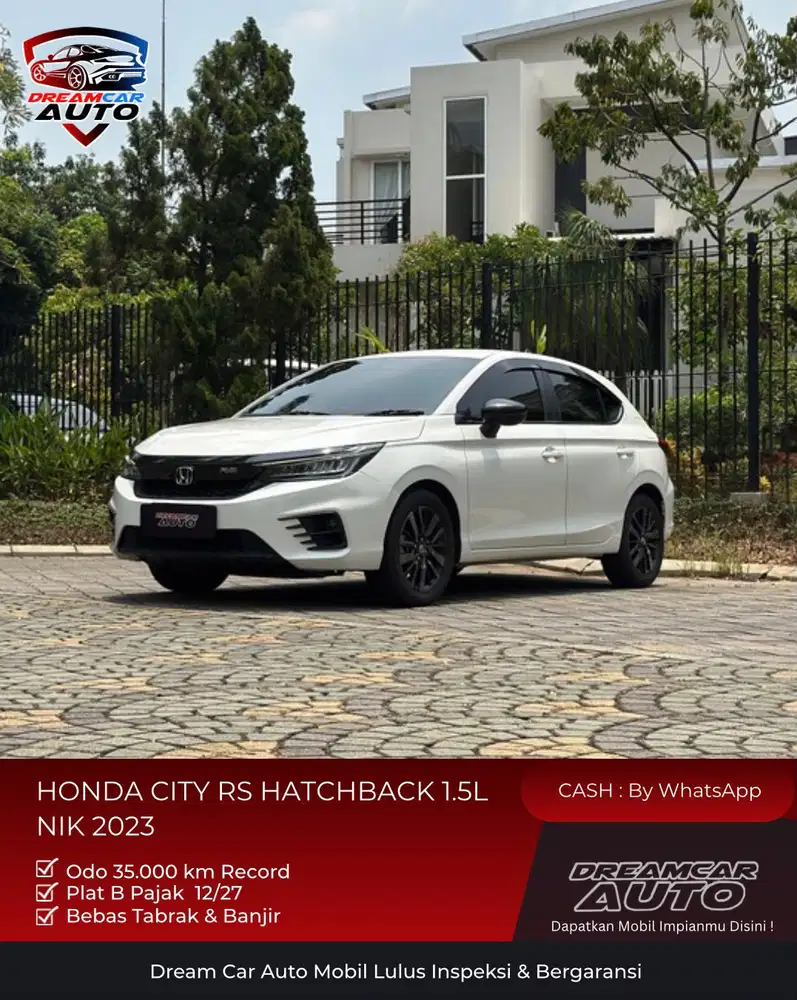 [KM35RB] Honda City RS HB NIK 2023 Hatchback non SE E