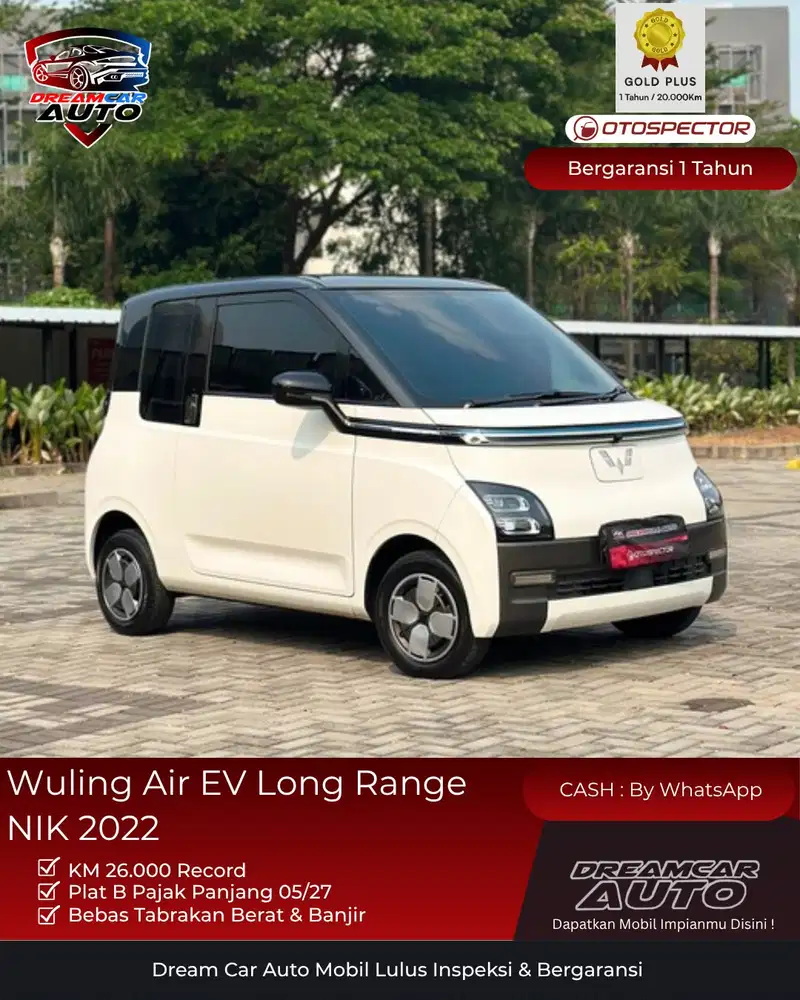 [KM26RB] Wuling Air Ev Long Range NIK 2022