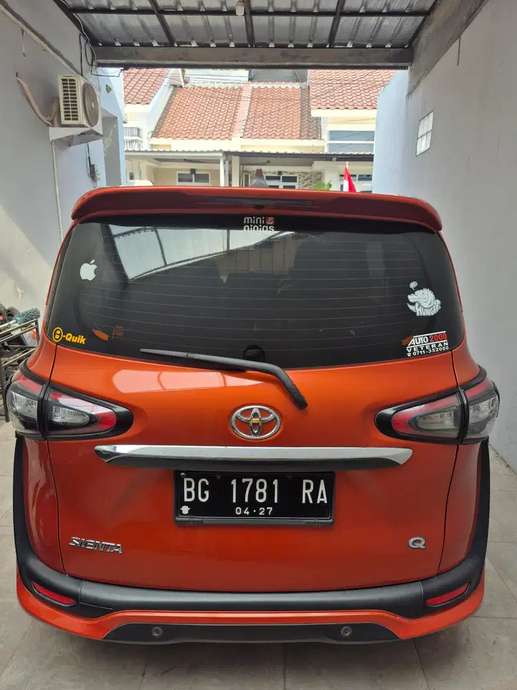 Toyota Sienta 2016 Bensin