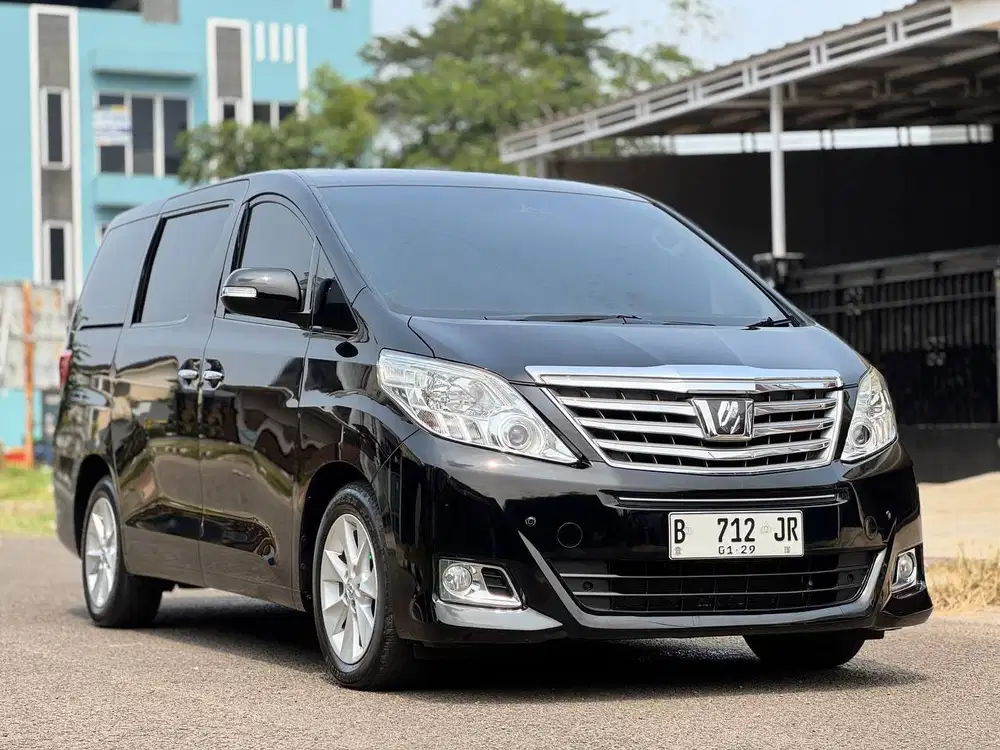 Toyota Alphard 2.4 G AT 2013 Hitam Kredit DP Minim