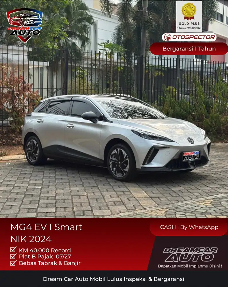 [KM40RB] MG 4 EV I SMART NIK 2024 Listrik HS Magnify I-Smart