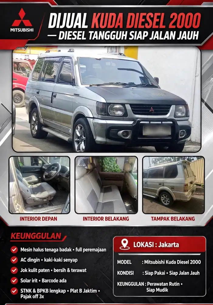 Mitsubishi Kuda 2000 Diesel