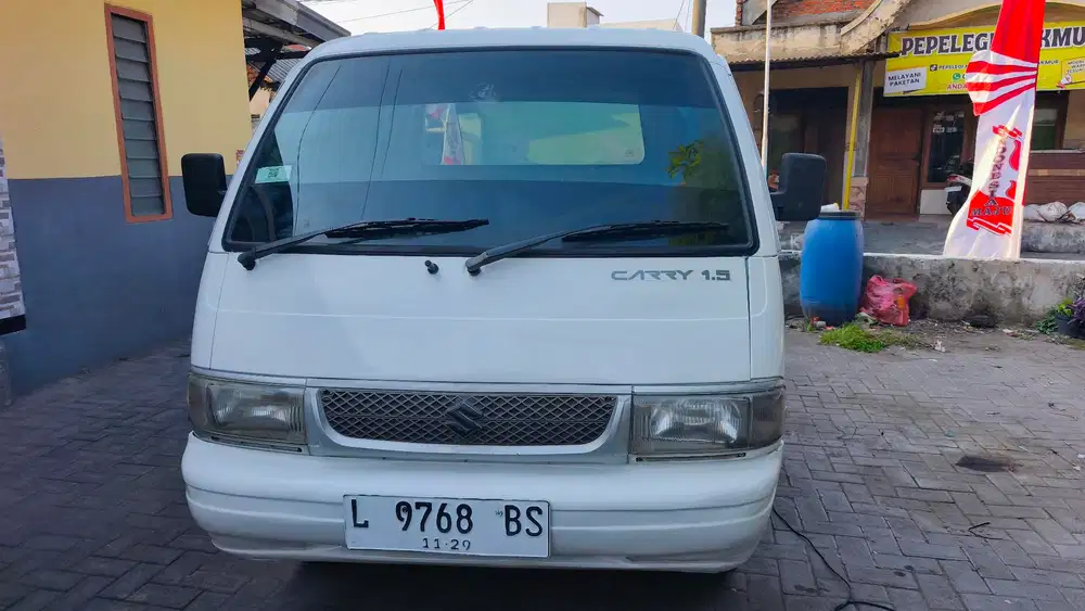 Dijual Cepat Pickup Suzuki Carry 2014 Putih Plat L Pajak Hidup