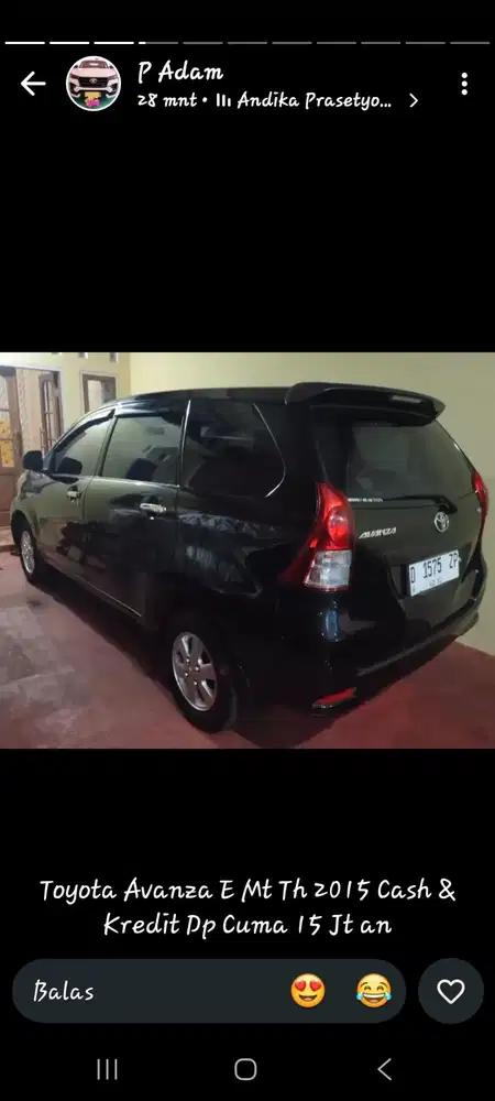 Toyota Avanza 2015 Bensin
