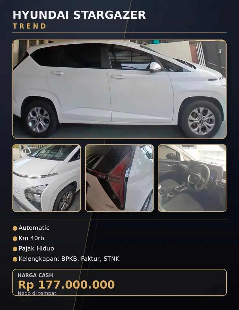 Hyundai Stargazer 2023 Bensin