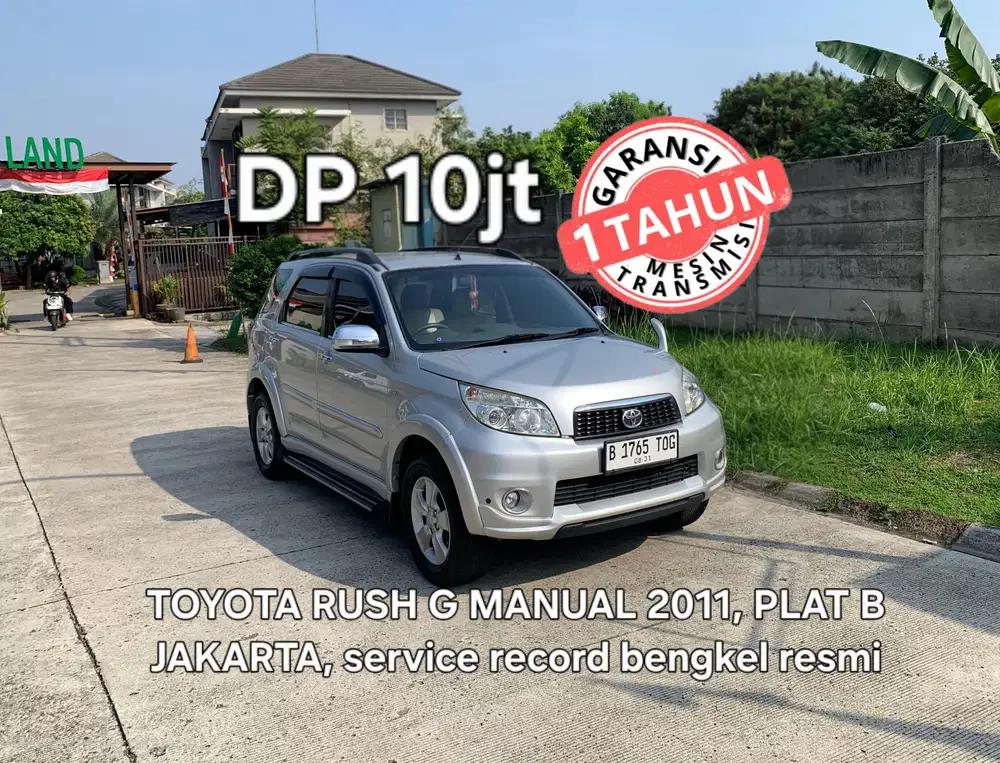 Toyota Rush G manual 2011 Bergaransi