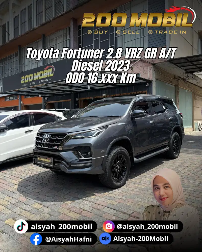 Toyota Fortuner 2.8 VRZ GR A/T 2023 Diesel
