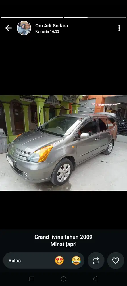 Nissan Grand livina 2009 Bensin
