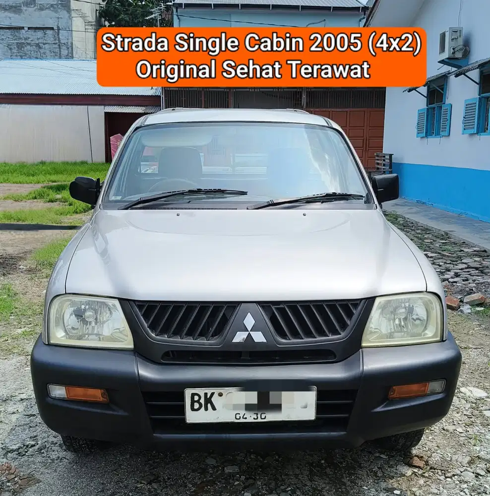 Mitsubishi Strada Single Cabin 2005 (4x2) Ori Sehat Terawat Cet Ori