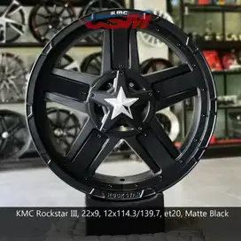 SALE!!! Velg KMC Rockstar III R22 for Pajero, Fortuner, LC80, LC300