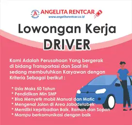 Lowongan Supir Rental Mobil