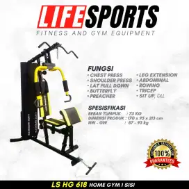 HOME GYM 1 SISI LIFE SPORTS NEW ORIGINAL IMPORT