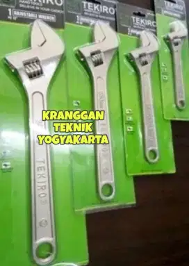 (KRANGGAN TEKNIK)kunci inggris merk Tekiro adjustable wrench