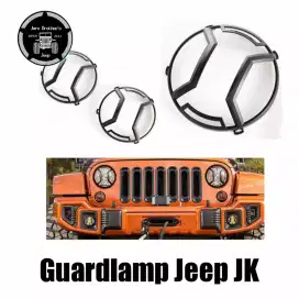 Pelindung lampu depan Jeep
