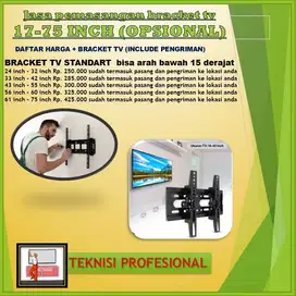 BRIKET BRACKET BREKET TV 32-75 INCH INLCLUDE JASA PASANG