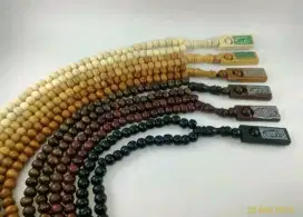 Tasbih Kayu 8mm Jml 99 Cinderamata Umroh,Haji.Tahlilan,Sedekah Ponpes