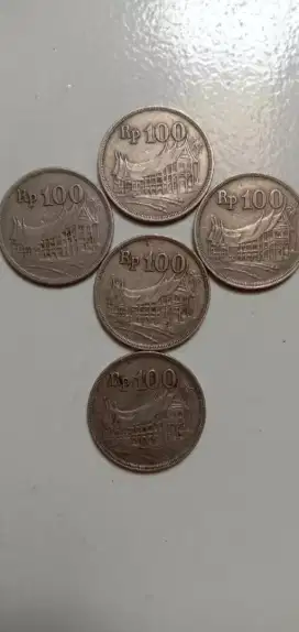 Uang koin 100rupiah thn 1973