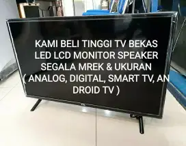 DITERIMA TV BEKAS LED LCD MONITOR SEGALA MREK & UKURAN