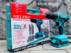 Bor Baterai Cas Cordless NRT-PRO 20volt, Original, Terlaris