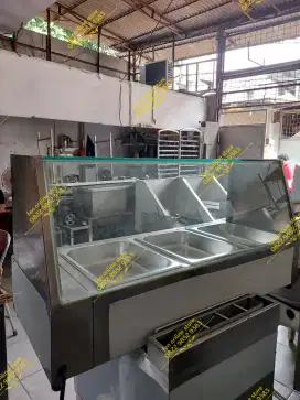 Food Warmer Bain Marie Penghangat Makanan 3 Pan