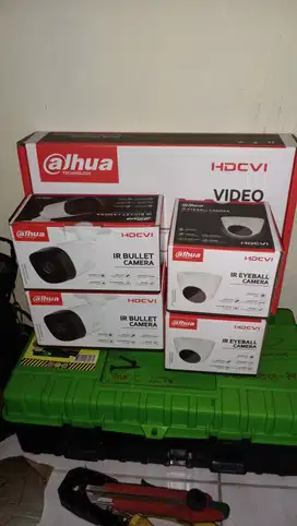 Cctv Dahua 2,0Mp 4 Kamera sdh sama pemasangannya yaa