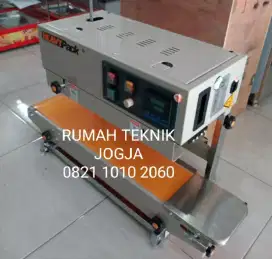 (RUMAH TEKNIK JOGJA)mesin contious band sealer vertikal, bergaransi