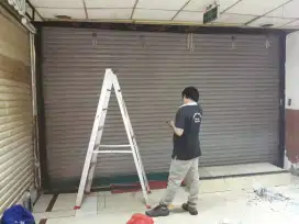 Jasa rolling door manual dan motor bekasi