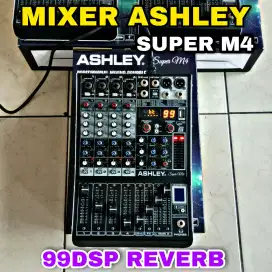 MIXER ASHLEY SUPER M4 ORIGINAL SUPERM4 MP3 BLUETOOTH SOUNDCARD REC